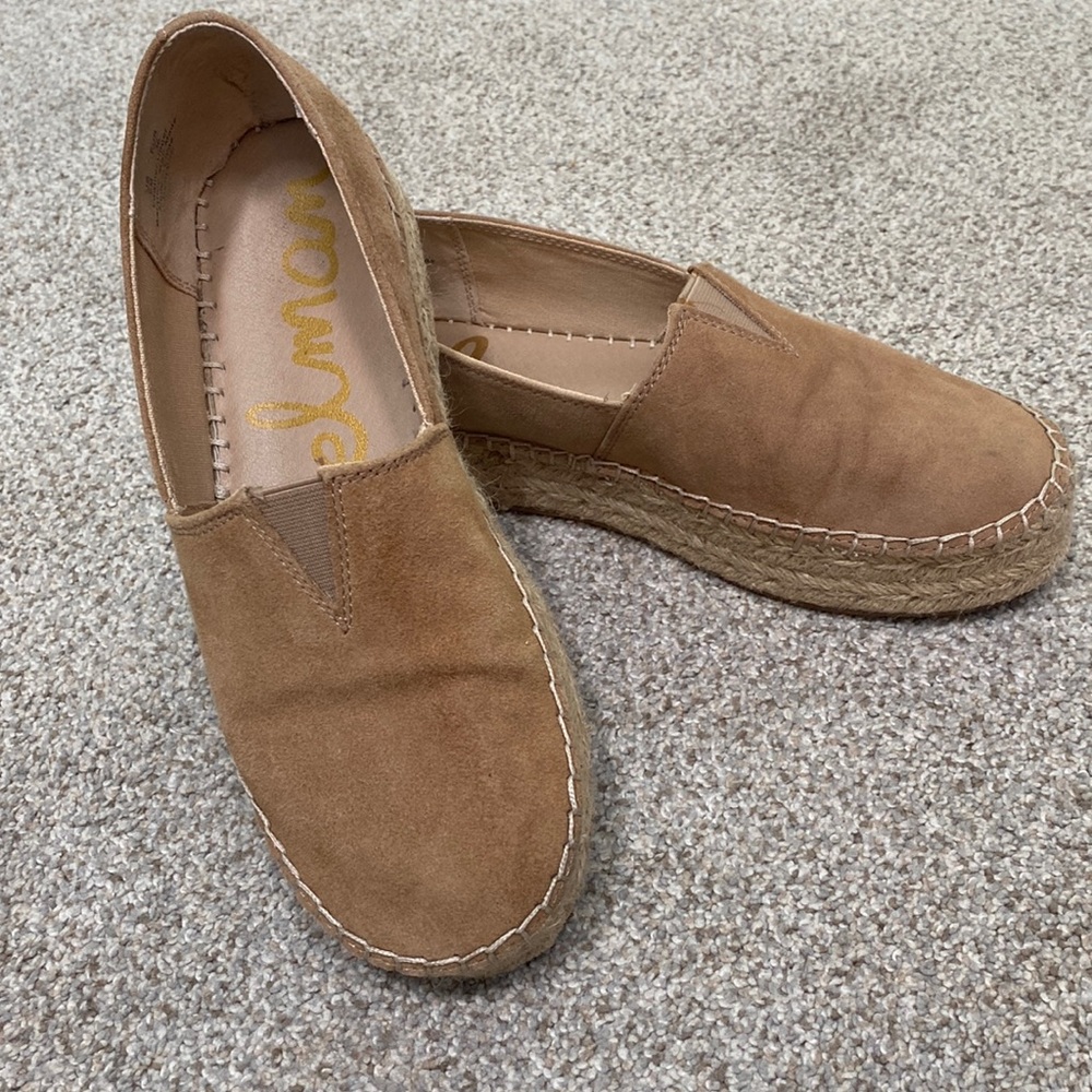 Sam Edelman Cherlene Espadrille Platform Slip On Shoes